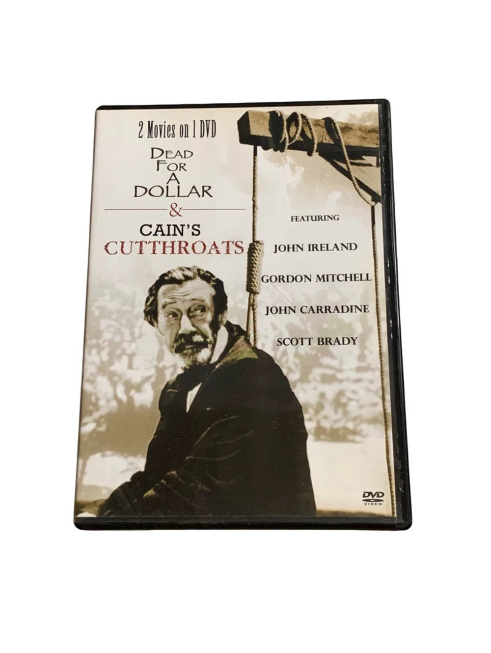 Dead For a Dollar / Cain’s Cutthroats DVD 2 Movies Western John Ireland NR
